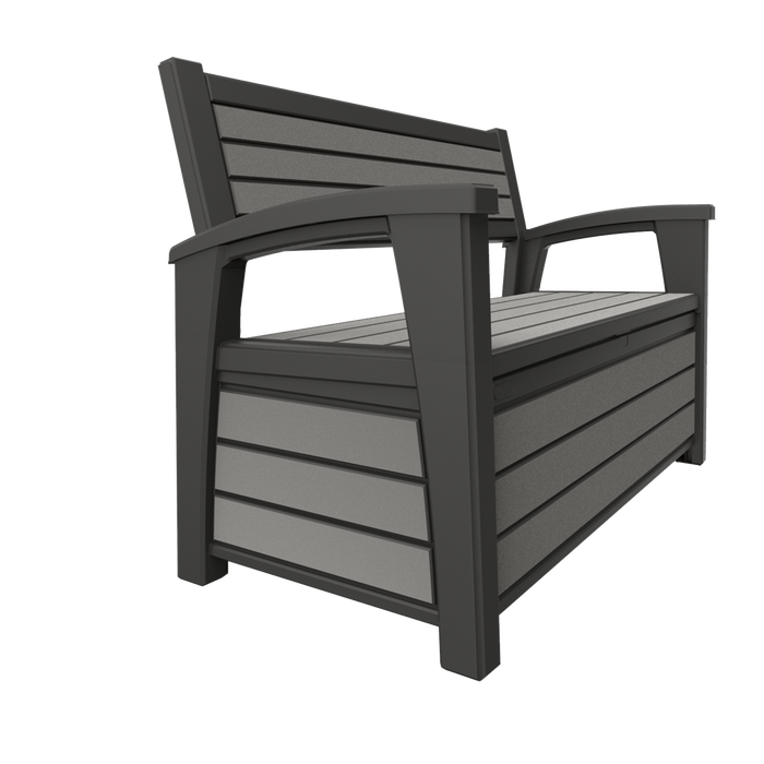 Keter Brushed Bench Box - 227 L - 2-zits