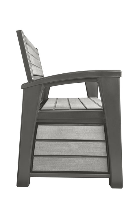 Keter Brushed Bench Box - 227 L - 2-zits