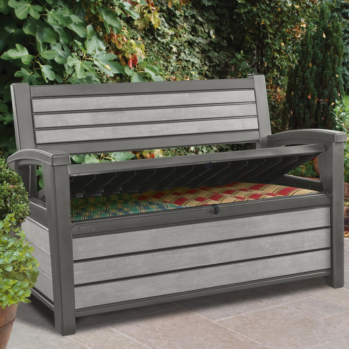 Keter Brushed Bench Box - 227 L - 2-zits