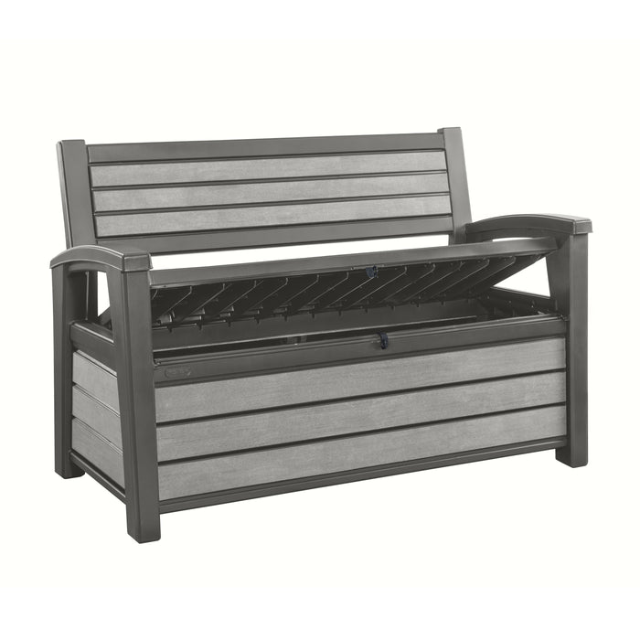 Keter Brushed Bench Box - 227 L - 2-zits