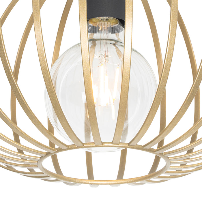 QAZQA Design plafondlamp messing 30 cm - Johanna