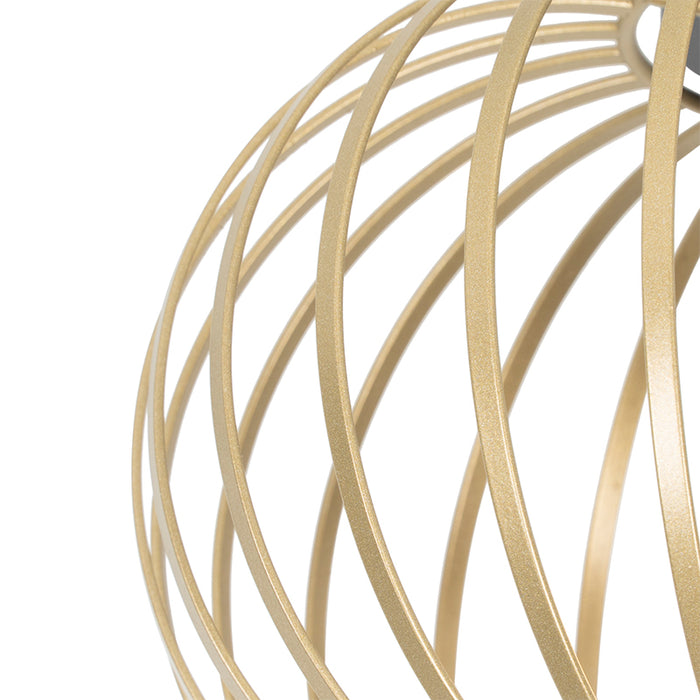 QAZQA Design plafondlamp messing 30 cm - Johanna