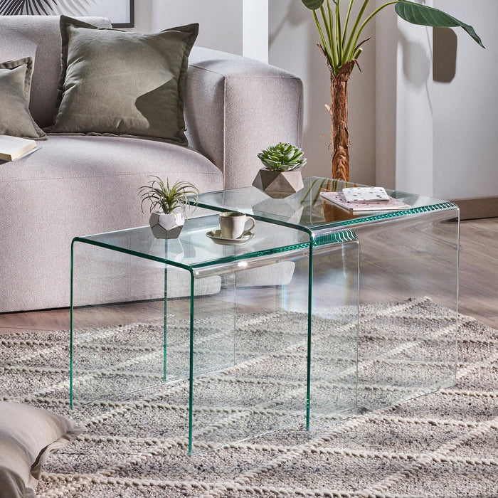 Kave Home Burano Bijzettafel - Set van 2