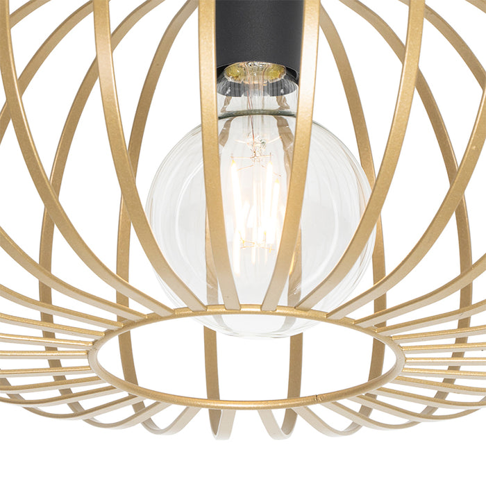 QAZQA Design plafondlamp goud 39 cm - Johanna