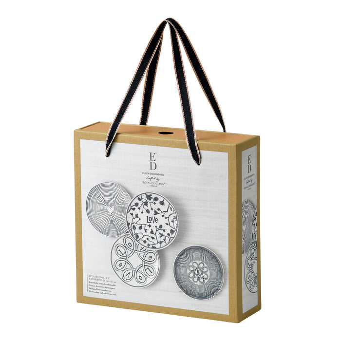 Royal Doulton Ellen Degeneres Love Borden Ø 21 cm - 4 st.