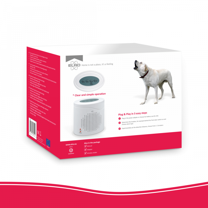 ELRO ARD51 Elektronische Waakhond met realistisch 3D hondengeluid