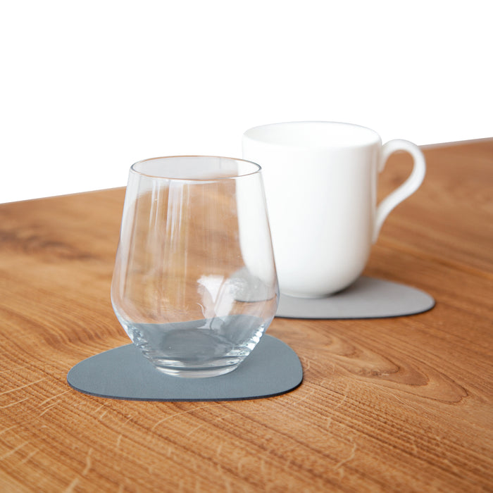 LIND DNA Nupo Double Curve Onderzetters 4st. - light blue/grey