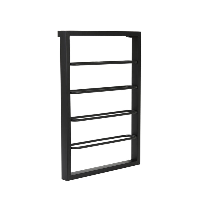 Light & Living Wijnrek Amore - Zwart - 4 Flessen