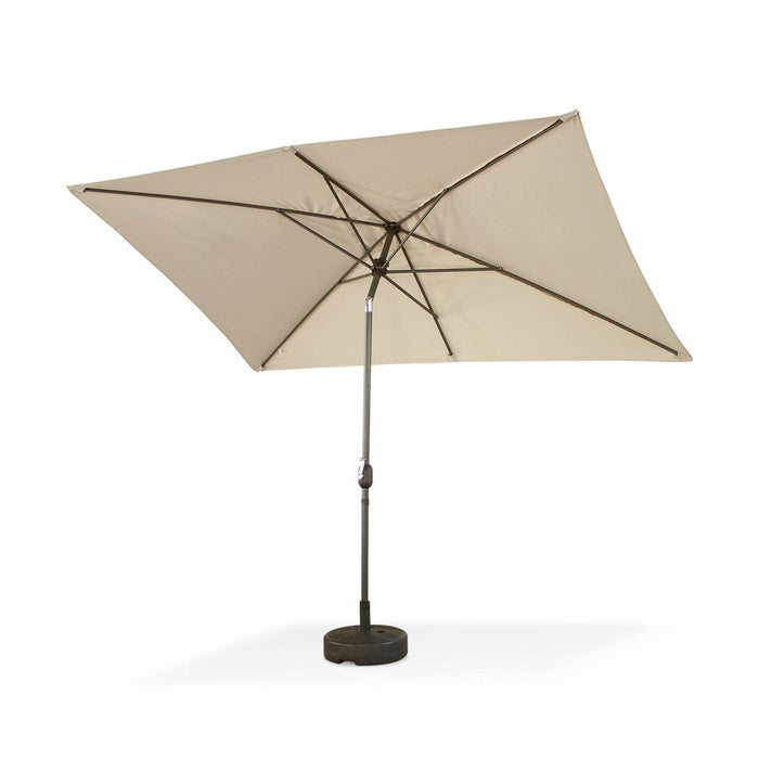 sweeek - Rechthoekige parasol 2x3m met centrale mast