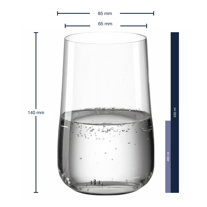 Leonardo Brunelli Longdrinkglazen 6 st. - 0, 53 L