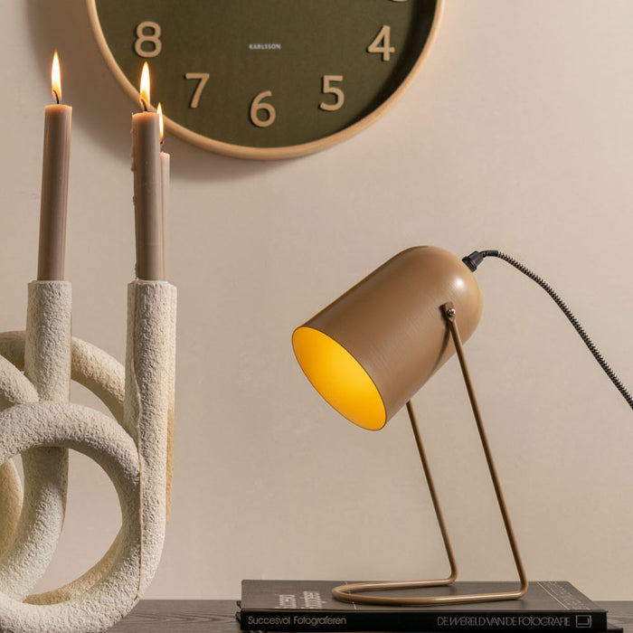 Karlsson Pure Wood Grain Klok - Mosgroen