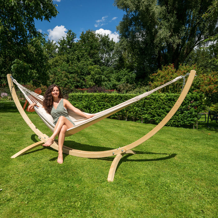 Tropilex® Hangmat Eénpersoons Classic White Wit | Ecru