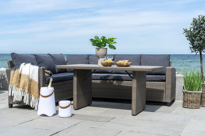 Artichok Sinta plaid wit|zwart|bruin - 170 x 130 cm