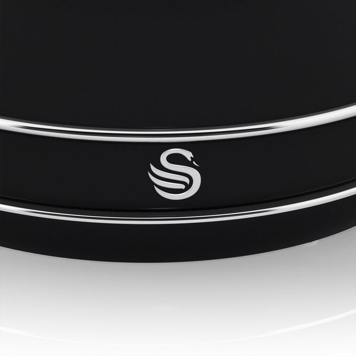 Swan Retro Waterkoker 1.8 Liter Zwart