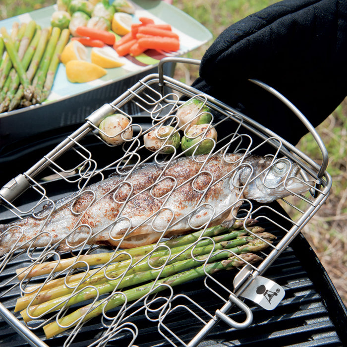 Weber Vis- en groentenbasket RVS groot