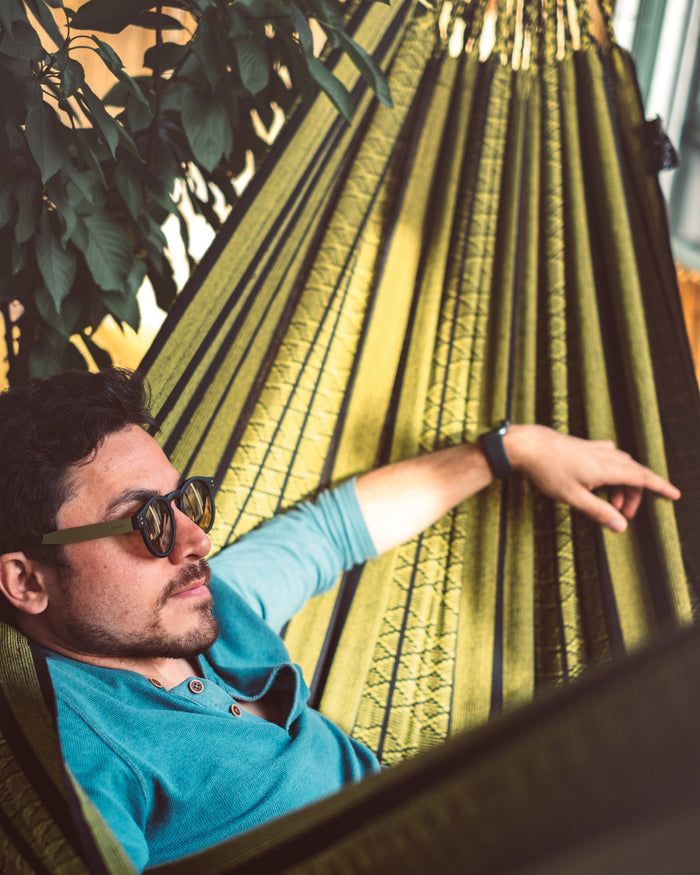 Tropilex® Hangmat Familie Black Edition Gold Geel