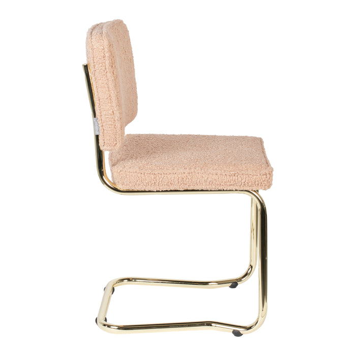 Zuiver Teddy Kink Stoel - Roze