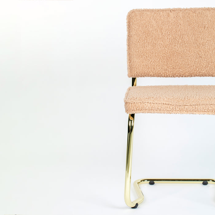 Zuiver Teddy Kink Stoel - Roze