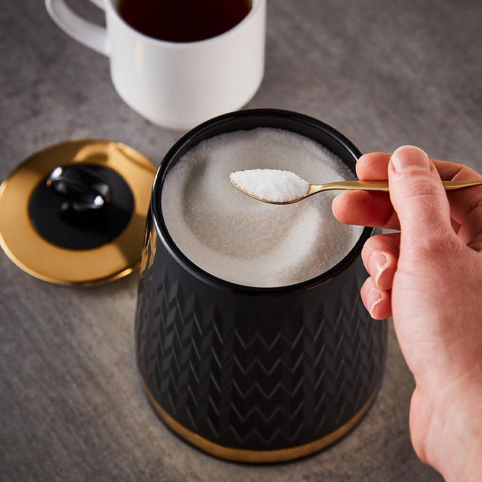 Tower Empire Retro Opbergblikken Set van 3 Zwart