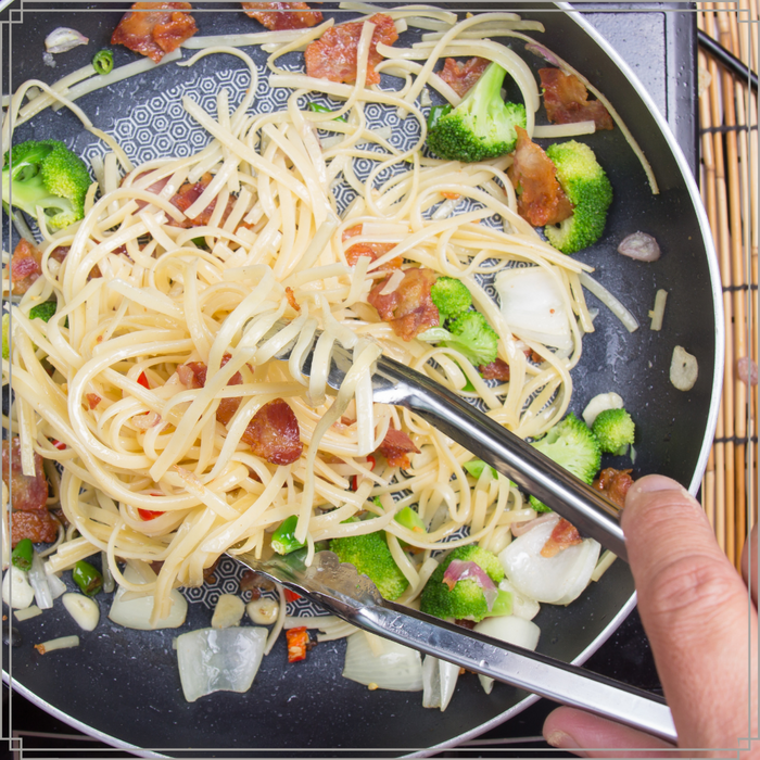 OTIX Spaghettitang RVS 23 cm Zilver Pastatang Keukengerei