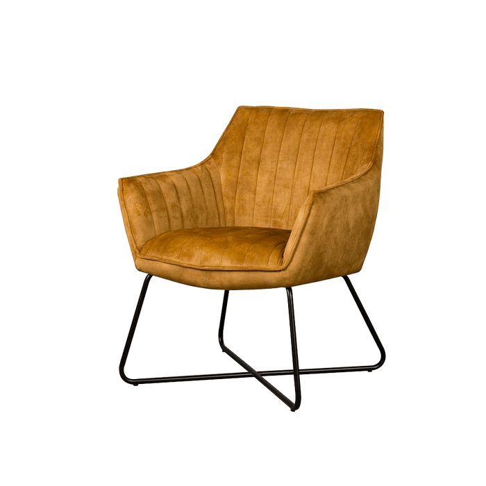 Tower Living | Monte Fauteuil | Kunststof | Geel | 71 x 74 x 81 (h) cm