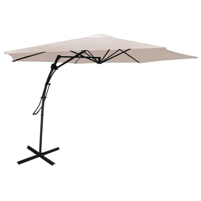 Feel Furniture - Zweefparasol - 3 Meter - Crème