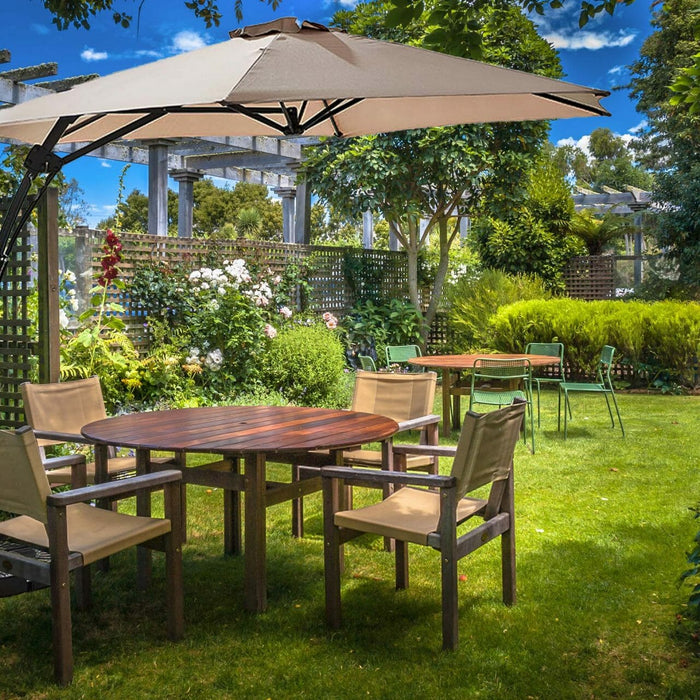 Feel Furniture - Zweefparasol - 3 Meter - Crème