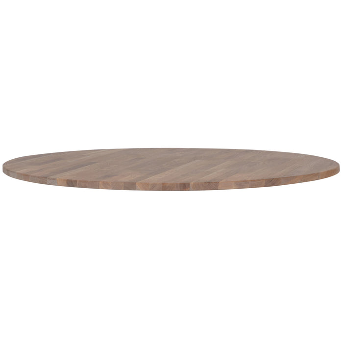 WOOOD Tablo Rond Tafelblad Incl. 2-Standen Poot Conisch - 74,4x120x120