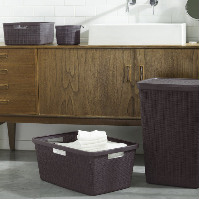 Curver Jute Wasbox 58 Liter - Peppercorn