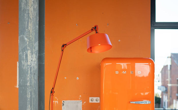 Tonone Bolt 2 Arm Long vloerlamp Smokey Black