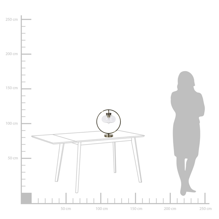 Beliani - SEVERN - Tafellamp - Goud - Metaal