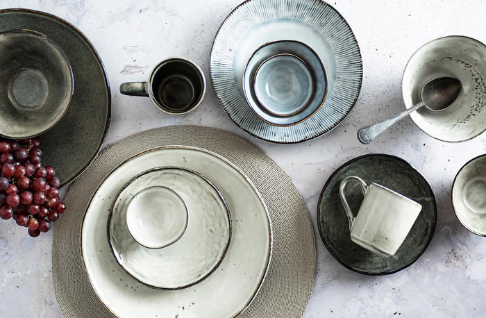 Organic by Dutch Rose Amsterdam dinerbord 26,5 cm - groen