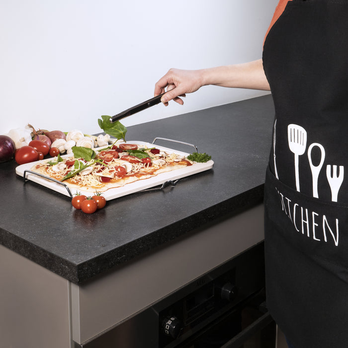Krumble Pizzasteen rechthoek - 38 x 30 cm