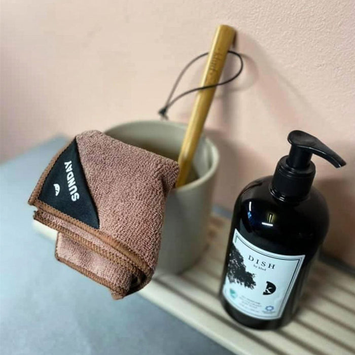 Klud Vaatdoek - Set van 7 - Mauve