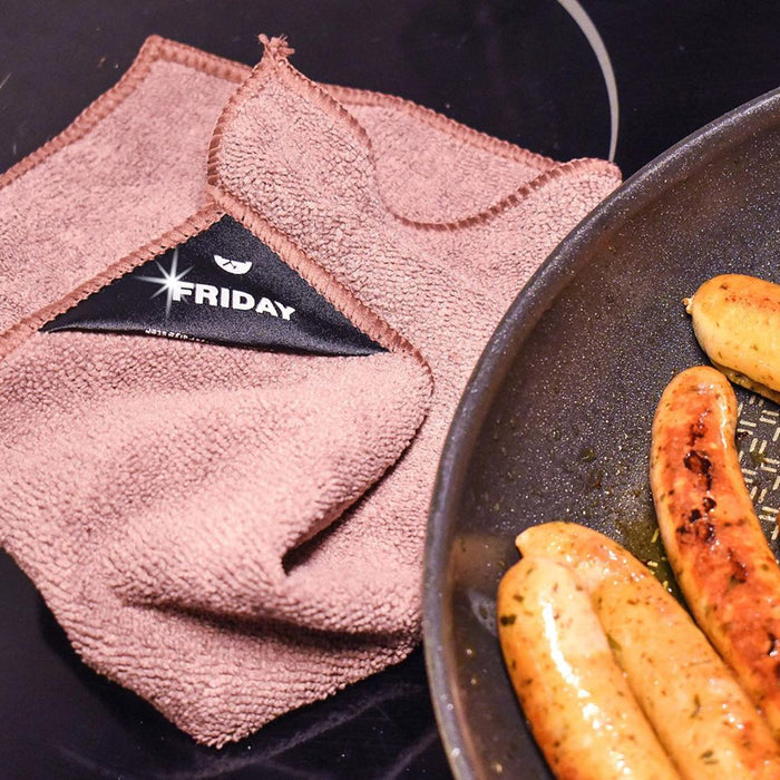 Klud Vaatdoek - Set van 7 - Mauve