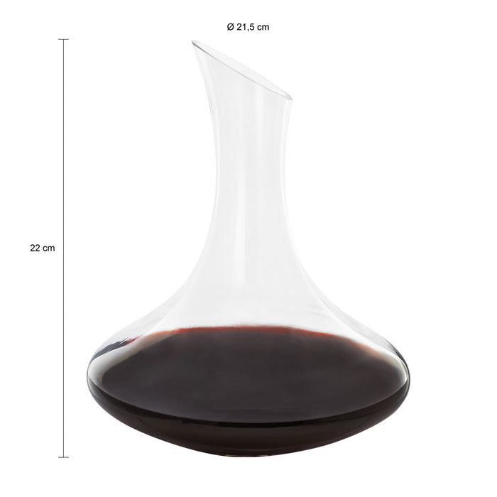 Krumble Decanteer karaf bol met smalle hals - Glas