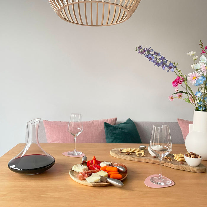 Krumble Decanteer karaf bol met smalle hals - Glas