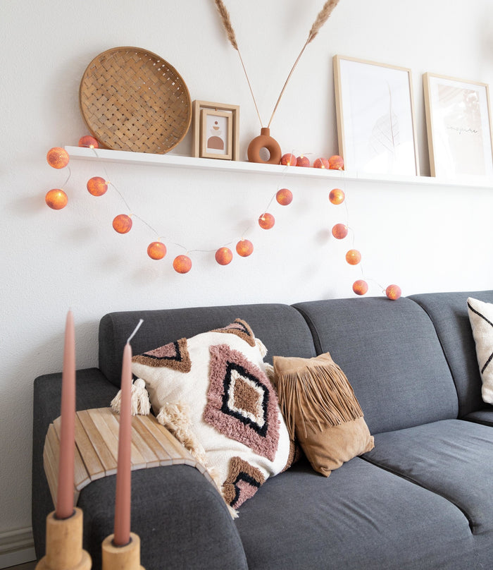 Cotton Ball Lights regular Lichtslinger - Rose 20