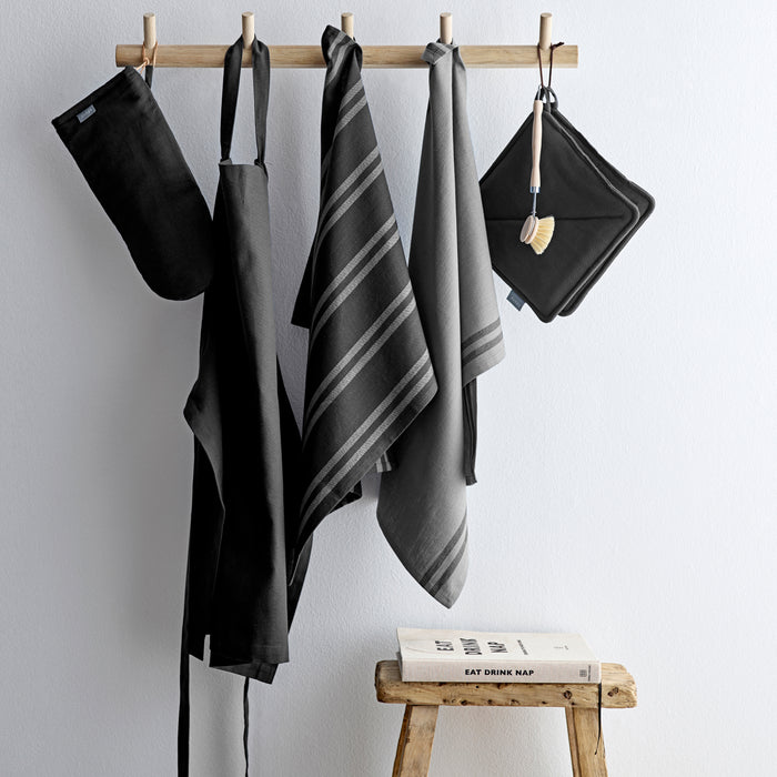 Södahl Theedoek Set van 2 - Zwart