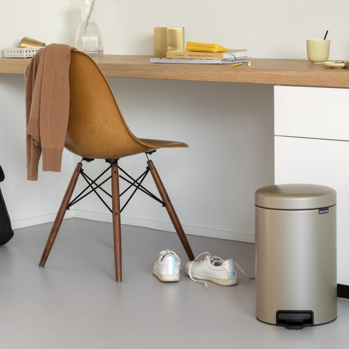 Brabantia NewIcon Pedaalemmer 12 L - Metallic Gold