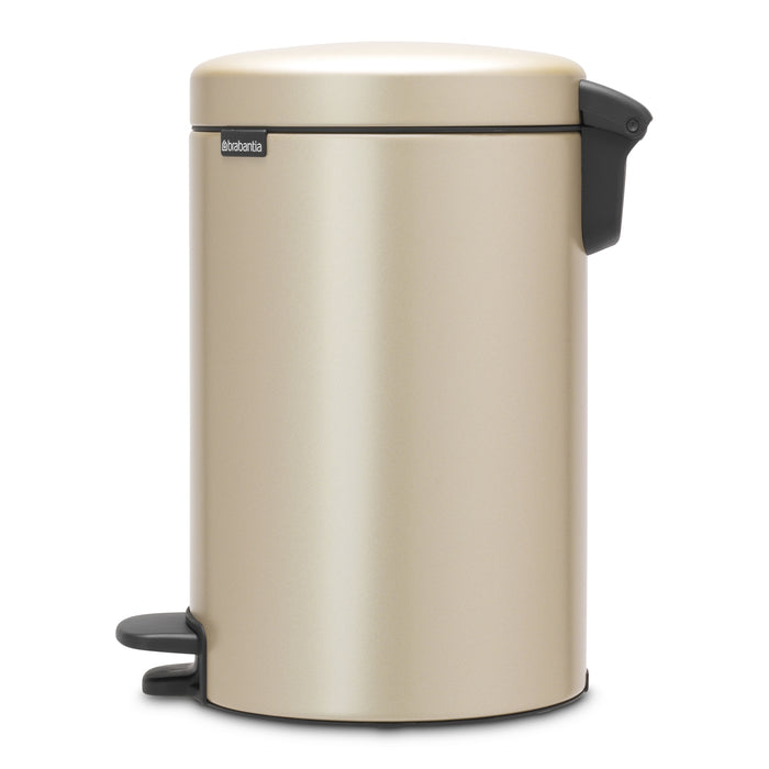 Brabantia NewIcon Pedaalemmer 12 L - Metallic Gold