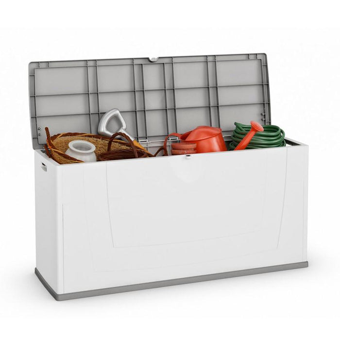 Keter Opbergkist Karisma, multifunctie wit|grijs