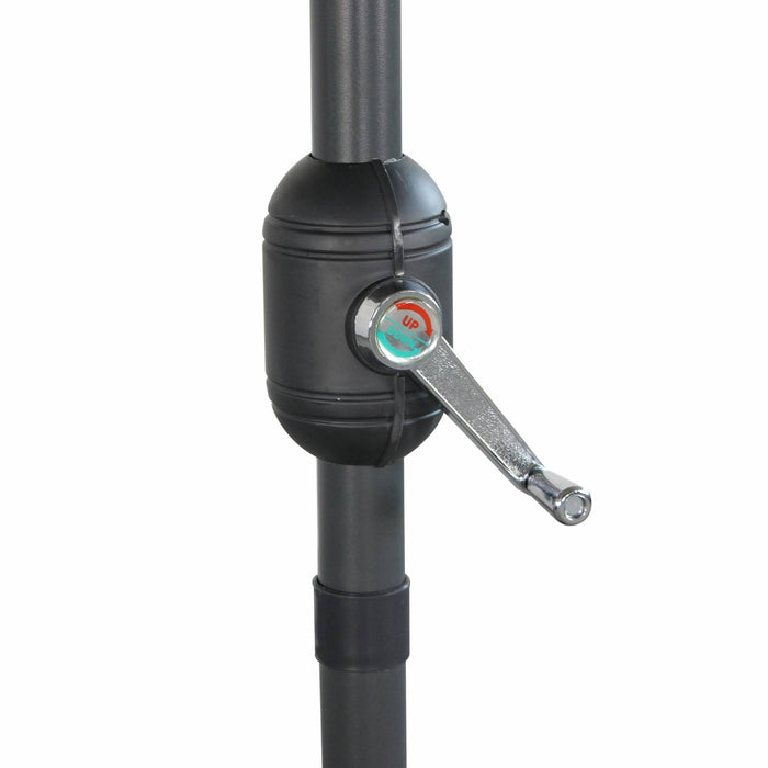 sweeek - Rechthoekige parasol 2x3m met centrale mast