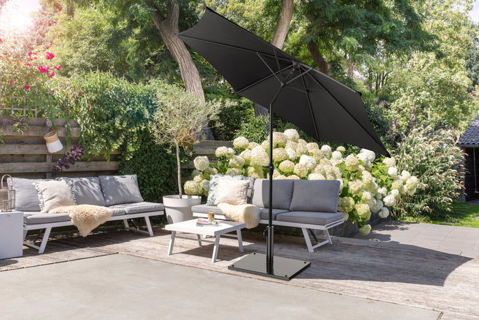 909 Outdoor | Kantelbare parasol | Zwart