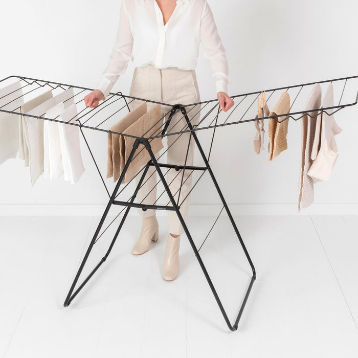 Brabantia HangOn Droogrek 25 Meter - Matt Black