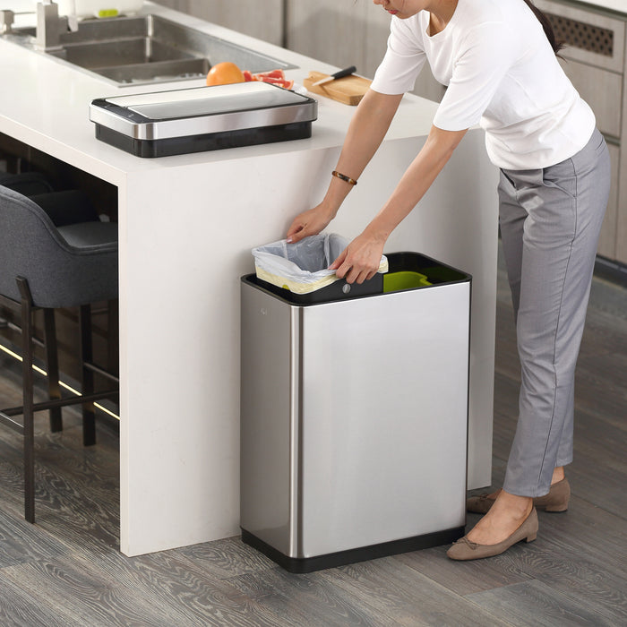 EKO DeLuxe Phantom Sensor Afvalemmer 40 Liter (2x 20 liter)