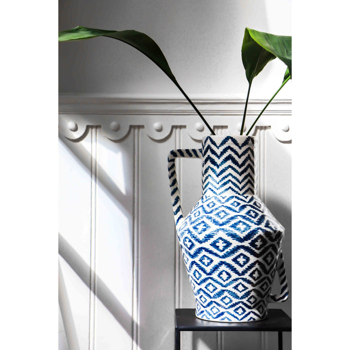 Return to Sender Vaas 45 cm Waves print handgeschilderd met handvat