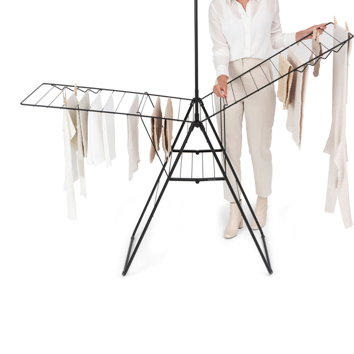 Brabantia HangOn Droogrek 25 Meter - Matt Black