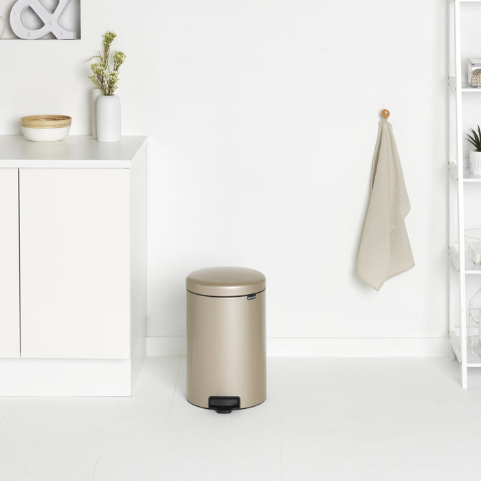 Brabantia NewIcon Pedaalemmer 20 L - Metallic Gold