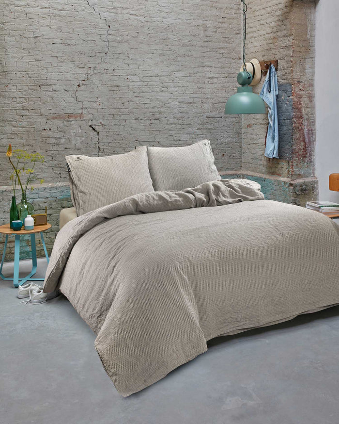 BLCKOUT Dekbedovertrek Linnen Arizona - blue